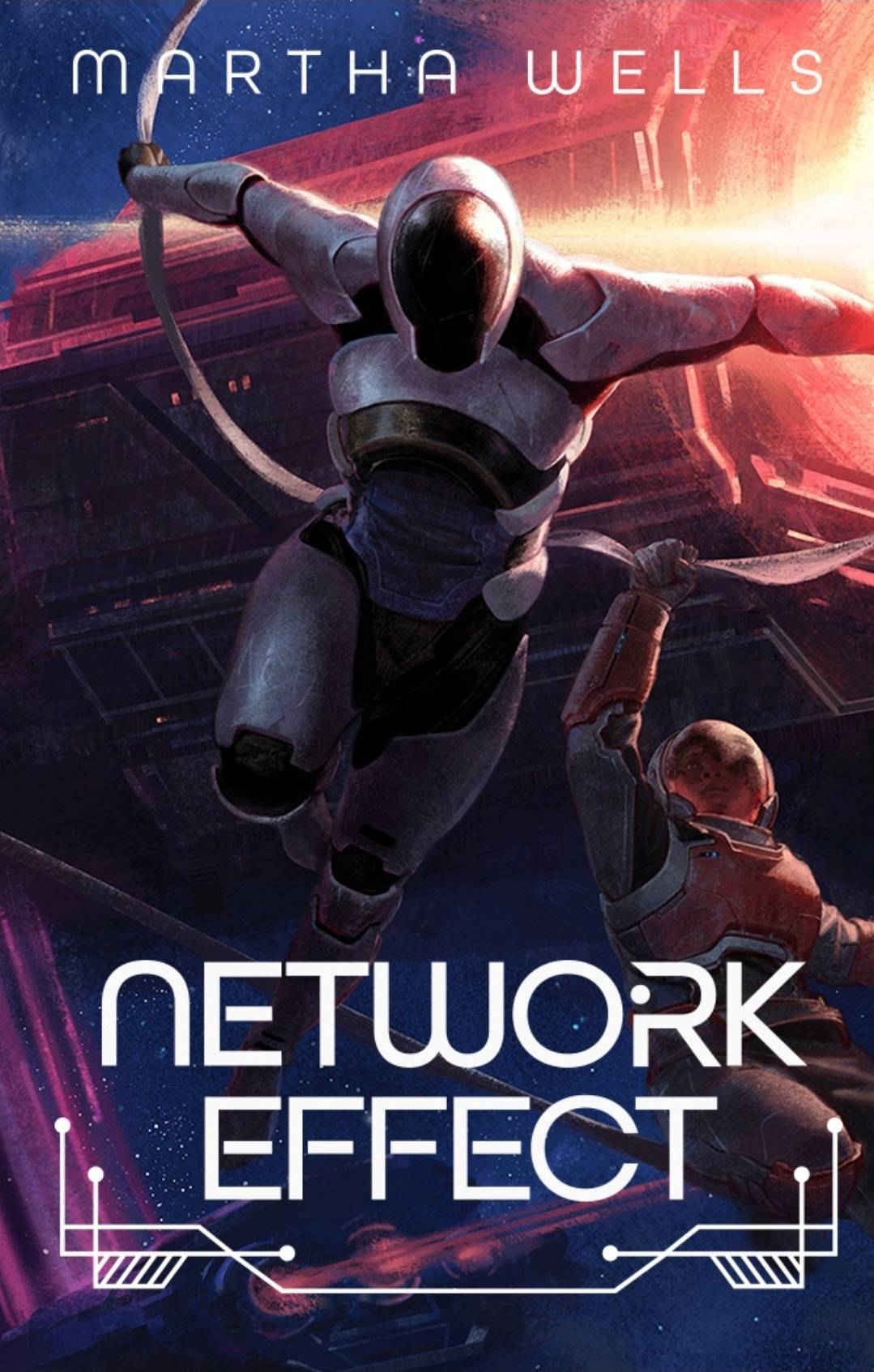 Cover of Network Effect (The Murderbot Diaries, #5) by Martha Wells